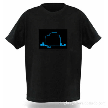 EL Sound Active Flashing Panel for T-Shirt